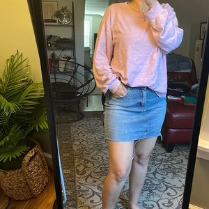 Wild fable denim skirt distressed